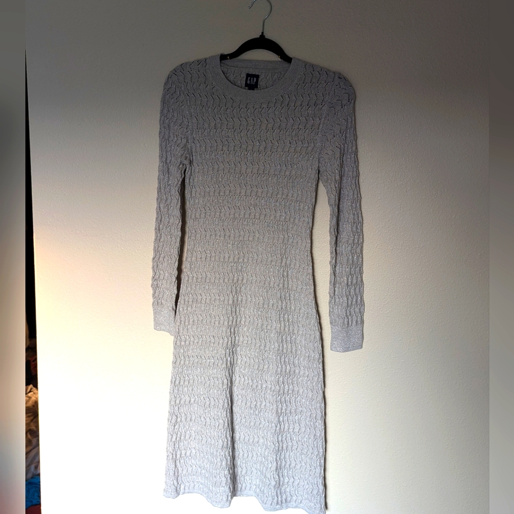 Gap Beige Lightweight Sweater Dress Size S